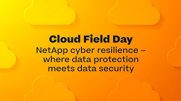 NetApp cyber resilience - where data protection meets data security