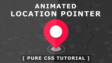 Location Pointer Animation -Pure Css Pulse Animation Effects