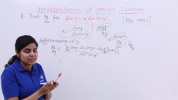 Class 12th – Problem 4 on Implicit Functions | Continuity and Differentiability | Tutorials Point