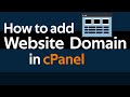 How to add website domain in Cpanel 2025