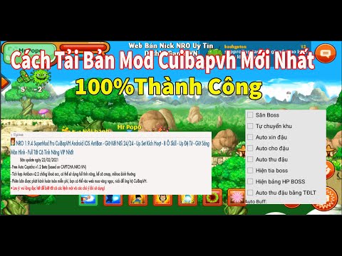 Link Tải Bản Hack Ngọc Rồng Online NRO Cho PC/Máy Tính Mới Nhất Tại Cuibapvh 8 tải phiên bản hack ngọc rồng online cho pc - Cách Tải Phiên Bản Mod Cuibapvh Mới Nhất 100% Thành Công