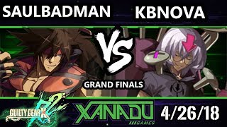 F@X 247 GGXRD2 - KBnova (Bedman) Vs. saulBadman [L] (Sol) - Guilty Gear XRD Rev 2 Grand Finals
