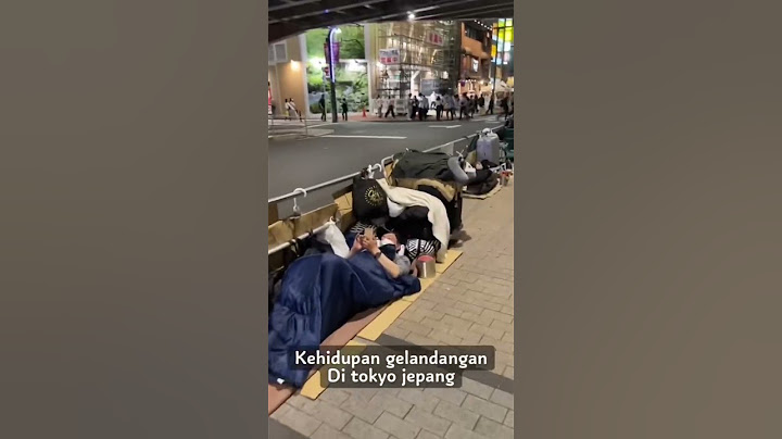 Gelandangan di Jepang bersih bersih, udah kayak piknik saja #jepang #japanlife #japanlifestyle