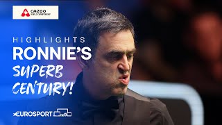Ronnie O'Sullivan's superb Century! 🚀 | 2024 World Snooker Championship Highlights