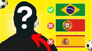 ⚽DESAFIO | Adivinhe a nacionalidade dos Jogadores (LENDAS)🌍