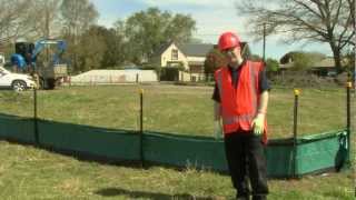 How to install a Silt Fence - A simple step by step guide