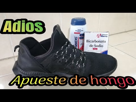 Como quitar el apeste de HONGOS UNICOMICOSIS en lo tenis y zapatos