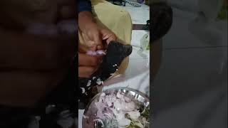 village style fast cutting onion viraltrendyshortvideoangel