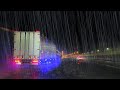 ☔️Rainy Drive from Tokyo to the Suburbs😴For Sleep & Relaxation