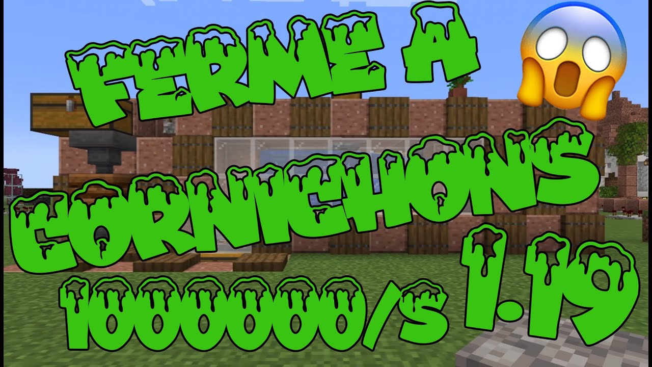 Tuto Minecraft FERME à CORNICHONS / SEAPICKLES FARM AUTOMATIQUE
