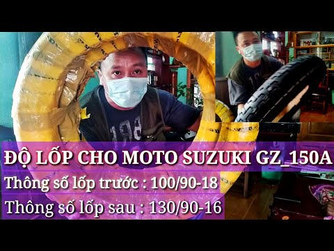 Video Độ lốp to và xịn cho Suzuki gz150a - youtube