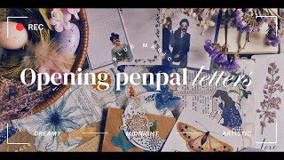 Opening Penpal Letters With Me 💙| Dreamy Snail Mail, Aesthetic Stationery & Bridgerton Art