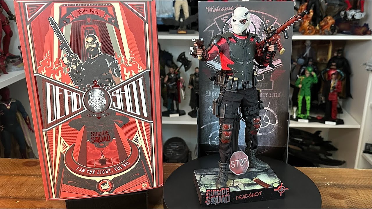 HOT TOYS DEADSHOT FROM SUICIDE SQUAD DC 1/6th SCALE COLLECTIBLE