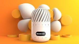 Bluetooth Speaker || 3D Modeling in Cinema 4D (Speedart)