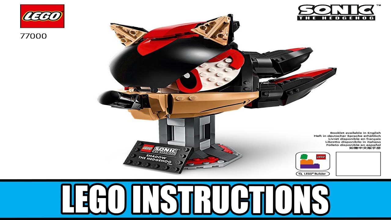 Sonic the Hedgehog - Shadow the Hedgehog LEGO instructions