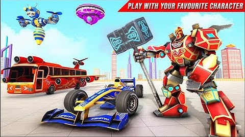 Multi Robot Car Game - Formula Car Robot Transform: Android Games