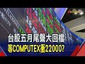 台股猛拉回摜破21400 外資賣435億今年第4大　權值三王2跌1平!台積電下殺19元 鴻海跌逾2%｜非凡財經新聞｜20240530