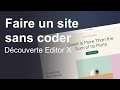 Dcouverte deditor x lalternative  webflow pour crer des sites magnifiques sans coder  nocode