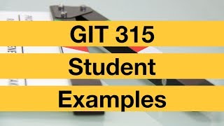GIT315 Video Reel