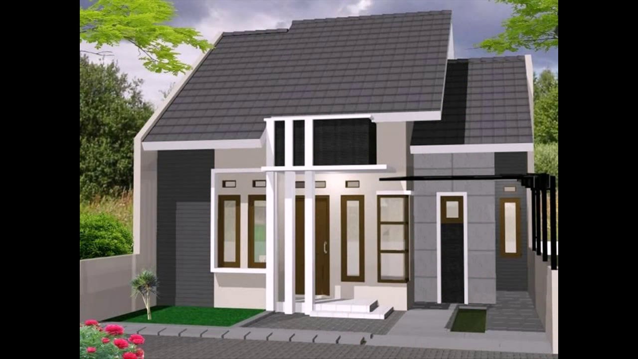 rumah minimalis sederhana 4 kamar tidur - YouTube