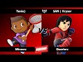 Knockout zone 23  ssbu winners quarters final  yanis villager vs kryzer mii brawler