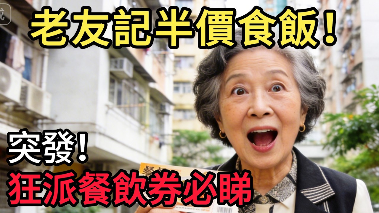 友記食飯真係有半價？政府狂派長者餐飲券！一文睇清拎取全攻略！#長者餐飲券、#長者福利、#愛心食肆賞你惠食、#25蚊食好西
