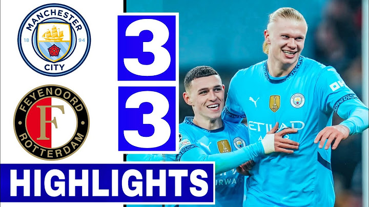 Manchester City vs Feyenoord 3-3 - All Goals & Highlights - UEFA Champoins League | Haaland 2 Goals!