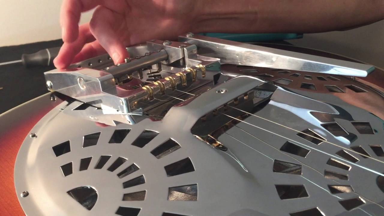 How to Install Jackson Steel Pitch Changer on Resonator