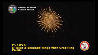SC125RI09 - 5 INCH SHELL - WIZARD FIREWORKS - PS5094