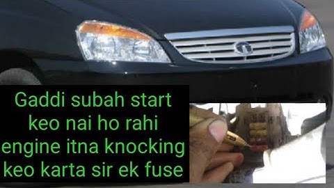 Tata indigo starting problem in mornings and engine knocking 😴