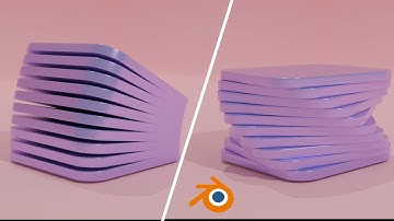 Blender cube satisfying animation