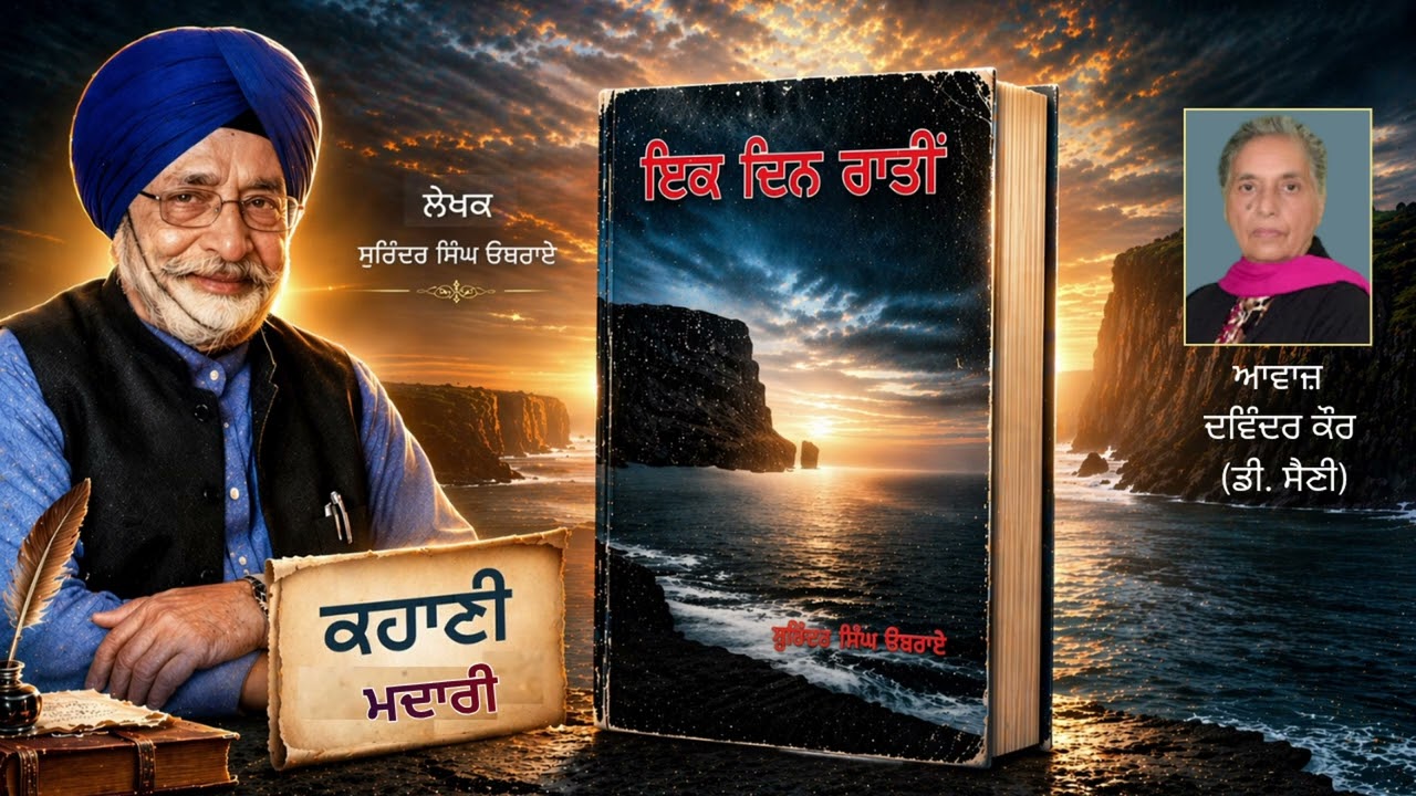 ⁣ਕਹਾਣੀ: ਮਦਾਰੀ  || By: ਸੁਰਿੰਦਰ ਸਿੰਘ ਓਬਰਾਏ(Surinder Singh Oberai) ||Book: ਇਕ ਦਿਨ ਰਾਤੀਂ