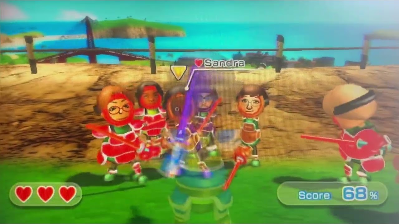 Wii Sports Resort Swordplay Showdown- Last Mii Standing Challenge 5