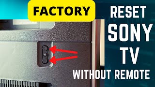 HOW TO RESET SONY TV WITHOUT REMOTE screenshot 2