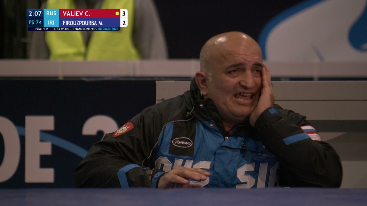 GOLD FS - 74 kg: C. VALIEV (RUS) v. M. FIROUZPOURBA (IRI)