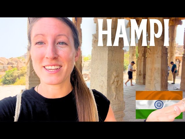 Travel vlog - Amazed by HAMPI 🇮🇳 Karnataka India Solo Travel Vlog