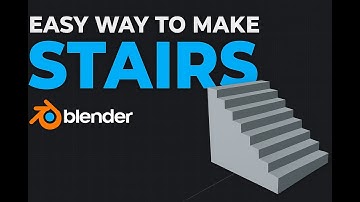 How to Model Stairs in Blender  Fast & Simple Method