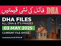 DHA Files Prices 3 May 2025 | Lahore, Bahawalpur, Quetta, Gujranwala, Multan