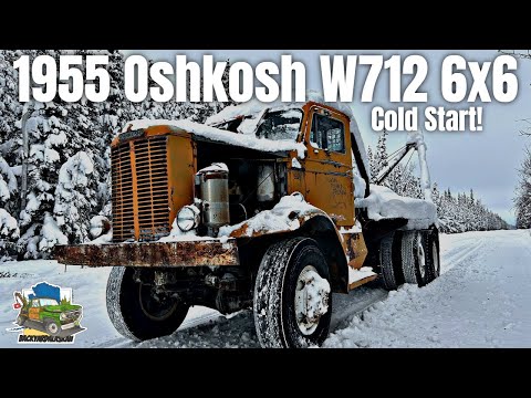 Cummins Cold Start! - 1955 Oshkosh W712 6x6