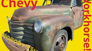 New Inventory! Workhorse Chevy!!!  1953 Chevy Truck! Solid, Original, &amp; Running old Truck!