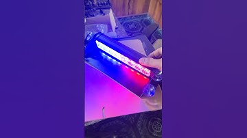 Đèn chớp nháy xanh đỏ 12V 8LED cảnh báo giao thông gắn kính lái xe ô tô #led #police