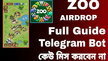 Zoo Airdrop Full Guide Video 🔥 Zoo Airdrop Telegram Mining Airdrop| Don