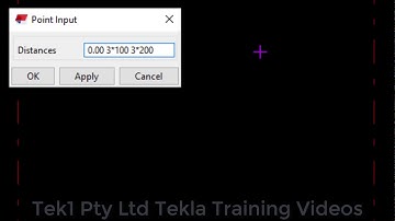 Tekla Training Videos-Create Points