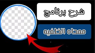شرح برنامج ممحاه الخلفيهbackground Eraser| افضل برنامج لقص خلفيه اى صوره screenshot 5