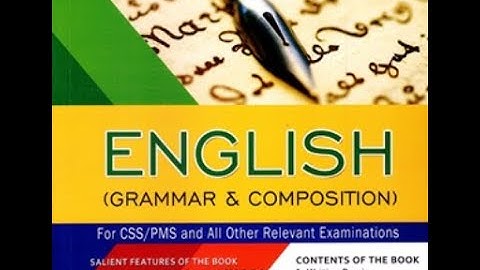 CSS/PMS || English precis & Composition lecture video