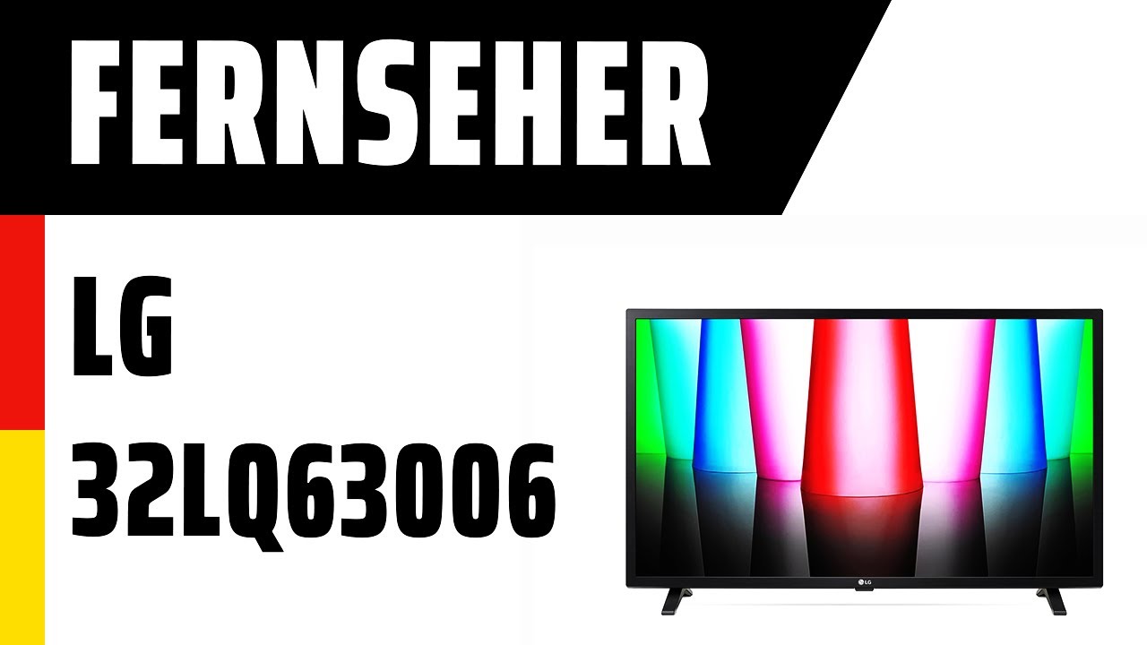 LG 32LQ63006LA TV 80 cm (32 Zoll) Full HD Fernseher (Google Assistant, 60  Hz, Smart TV) [Modelljahr 2022], schwarz : : Elektronik & Foto