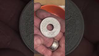 Making a pieces of 8 1 oz silver round coin ring march 16