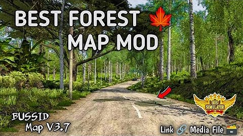 Bussid Map Mod V3.7_ Download Best Forest 🍁 Map Mod For Bus simulator Indonesia #forestmap #mapmod🍁