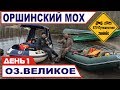 Поход на озеро Великое (Оршинский мох )день 1. Лодки Yamaran 410 c YAMAHA 25bmhs и Вельбот с HDX9.9