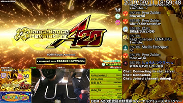 [DDR A20] エアタワ生放送 2019/09/11 (The World Ends Now追加/第5回ゴールデンリーグお疲れ様回 & Gahou君とバラエティBuzz)